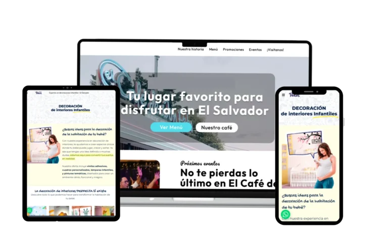 Creación de páginas web para restaurantes El Salvador